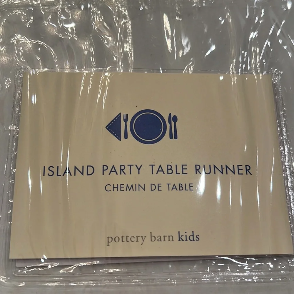 🏄‍♂️Pottery Barn Kids Island Party Table Runner Surfboard  New In Package